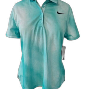 Nike Women's teal dry fit Polo-shirt, Active  wear. Tennis, pickle ball, golf.